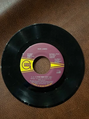 Rick James- Ebony Eyes Soul Funk R&B 1983 1714GF Vinyl 7'' 45 Foto 1 de 2