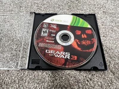 Gears of War 3 Xbox 360 Video Game Disc Only Epic Games Shooter M Rated Microsof - Image 1 of 2