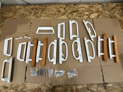 Prime Line Roto литой белый патио двери ручки комплект C 1277 только на запчасти - Изображение 1 из 4