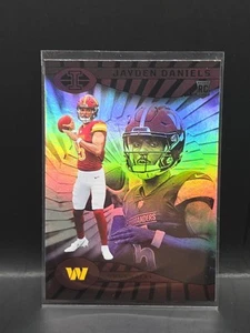 2024 Panini Illusions Jayden Daniels HOLO Refractor Rookie RC No. 93 - Picture 1 of 2