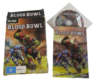 Blood Bowl PC DVD ROM Game M Region Free 2009 Games Workshop Manual Boxed Tested - Image 1 of 4