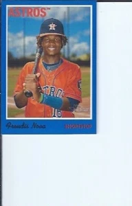 Freudis Nova 2019 Topps Heritage Minors Blue Parallel #ed / 99 - Picture 1 of 2