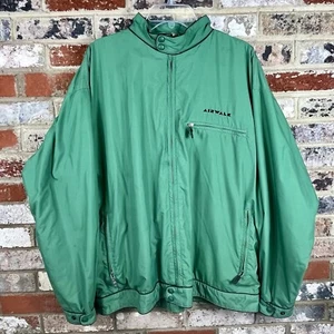 Vintage 90s Airwalk Jacket Skateboarding Skater Size Large Full Zip Green - Bild 1 von 8