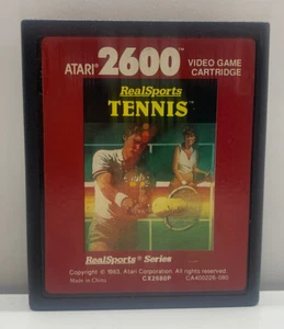 REAL SPORTS TENNIS - ATARI 2600 VIDEO GAME - CARTRIDGE ONLY - Picture 1 of 3