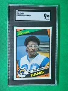 1984 Topps #280 Eric Dickerson HOF ROOKIE SGC 9 Los Angeles Rams / SMU Mustangs - Photo 1 sur 4