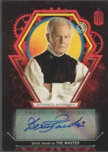 Tarjeta de autógrafo DIEK JACOBI #2/5 - DOCTOR WHO Encuentros extraterrestres - Imagen 1 de 2