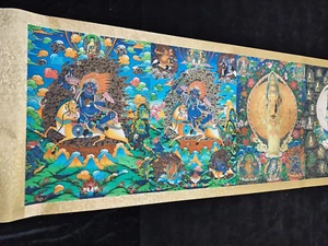 High definition silk painting of Shakyamuni Buddha - Picture 1 of 7