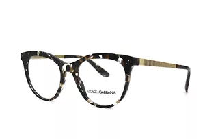 OCCHIALI AUTENTICI DOLCE&GABBANA DG3316 911 NERO AVANA MONTATURA - Foto 1 di 9