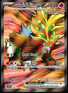 Gouging Fire ex SV05: Temporal Forces #188/162 Ultra Rare Pokemon Card T1-512 - Picture 1 of 2
