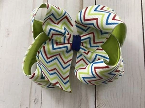 TaylorMade Custom Hair bow School Chevron Clearance - Picture 1 of 1