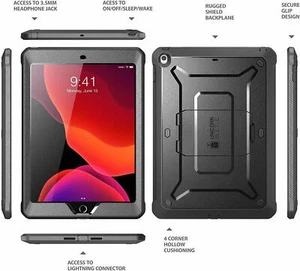Para iPad 10.2 "iPad 7th/8th/9th Gen SUPCASE Tablet Case Kickstand Cover + Pantalla - Imagen 1 de 26