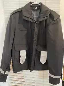 Blauer Cruiser Police Jacket GORE-TEX Lined LARGE Reflective Panels Size 41 - Picture 1 of 18