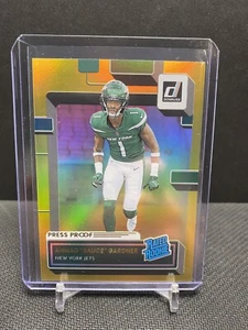 2022 Donruss Ahmad Sauce Gardner Gold Premium Press Proof Rated Rookie #328 Jets - Bild 1 von 2
