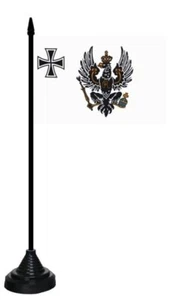 Fahne Tischflagge Preussen Flagge 10x15 cm Tischfahne Standflagge Preußen - Bild 1 von 1