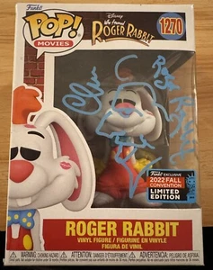 Charles Fleischer, quien enmarcó a Roger Rabbit, firmado autografiado, Funko Pop JSA - Imagen 1 de 6