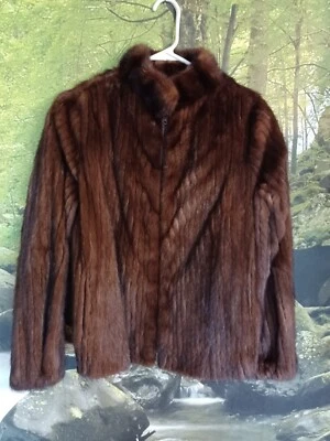 Vintage I.J. Abrigo de piel de zorro FOX Cleveland para mujer Mob Wife Club  Foto 1 de 4