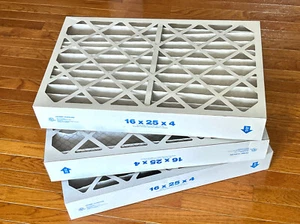 Filtro de aire para horno de CA 16x25x4 MERV 8 PAQUETE DE 3 - Imagen 1 de 7