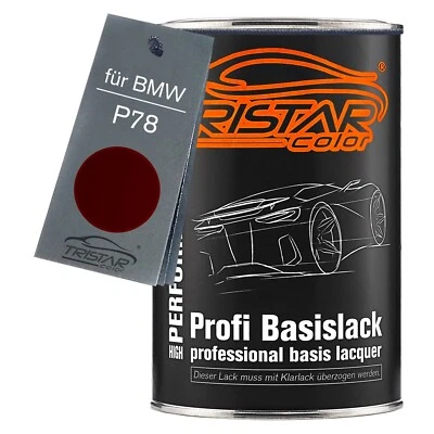 Autolack Dose spritzfertig für BMW P78 Burgundrot Perl Basislack 1,0L - Bild 1 von 4