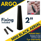 Black Aerial Bee Sting Mast Antenna Ariel Arial Mini Radio Stubby AM FM Short 2