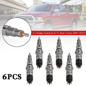 6PCS Common Rail Diesel Fuel Injector fit Dodge Cummins 6.7L Ram Truck 2007-12 D - Picture 1 of 12