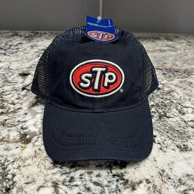 STP Motor Oil Trucker Hat Adjustable Snapback NWT H3 Headwear Motorhead Cap - Image 1 of 4