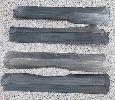 1968 Lincoln Continental 4 portas sedã conjunto completo tampas de painel de soleira de porta azul - Imagem 1 de 4