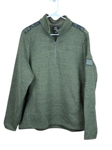 Under Armour Freedom Men's L Specialist Camo Green 1/4 Zip Fleece Pullover USA - Picture 1 of 5