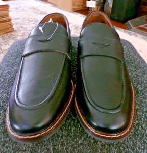 Mocasines Vince Camuto Penny de cuero negro talla 10,5 nuevos con etiquetas - Imagen 1 de 8