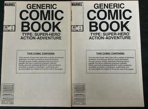 x(2) Generic Comic Book 1 Marvel 1984 Comic Books - Picture 1 of 11