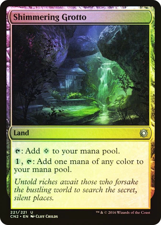 MTG FOIL Shimmering Grotto  - Conspiracy: Take the Crown #221 - Image 1 of 1