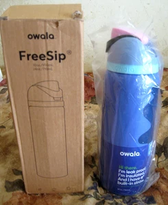 Genuine Owala 32 oz FreeSip Disney Lilo&Stitch Co. Drop Edition Water Bottle NEW - Picture 1 of 6