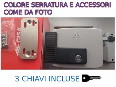 Elettroserratura 11721-80-1-N7 CISA per cancelletti ENTRATA 80 DESTRA 3 chiavi - Immagine 1 di 4