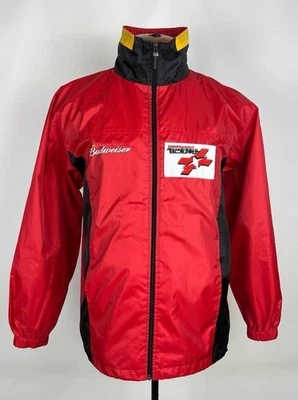 Manchester United Budweiser Official Beer Red Jacket Size L - Image 1 of 4