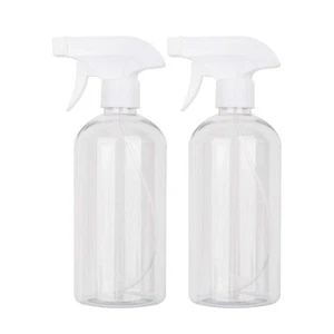 17 oz Plastic Spray Bottle Trigger Empty Spray Bottles Clear Refillable Conta... - Picture 1 of 8