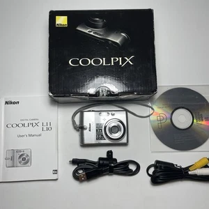 Nikon Coolpix L11 6MP Retro Y2K Compact Digital Camera Boxed + Cables, Guide, CD - Picture 1 of 19