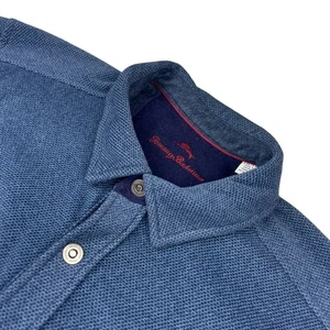 Tommy Bahama Men's Fleece Work Shirt/Jacket Shacket Blue • 2XL - Picture 1 of 10