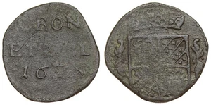 Provinz Groningen und die Ommelanden (Niederländische Republik) - Duit 1675 - Bild 1 von 3