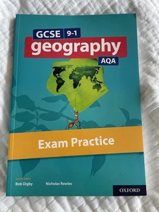 AQA GCSE 9-1 Geography Exam Practice by Bob Digby Nicholas Rowle, New. - Picture 1 of 6