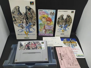 Ys V 5 Ushiwareta Suna no - NEW SAVE BATTERY - Super Famicom SFC JP - SHVC-Y4 - Picture 1 of 24