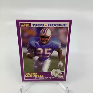 1989 Score Supplemental Football Card #427S Bubba McDowell RC - Picture 1 of 4