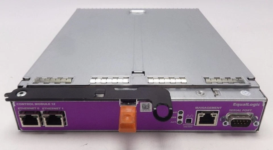 Dell EqualLogic Type 12 Controller Module ISCSI 2x 1Gbase-T WDWJM For PS4100 - Image 1 of 1