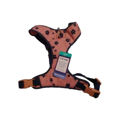 Arnês confortável Top Paw rosa menina cachorro, tamanho grande neoprene ajustável - Imagem 1 de 4