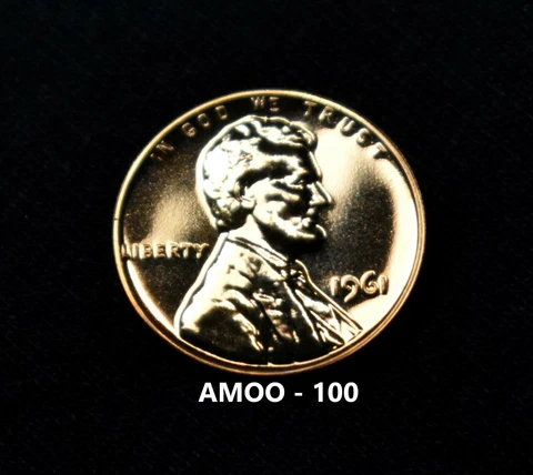 1961 Proof Lincoln Cent Penny from U.S. Proof Set Cover