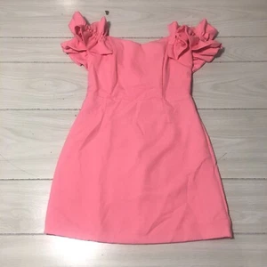 Do + Be Collection. Off Shoulder Lined Pink Dress Sz M - Picture 1 of 9