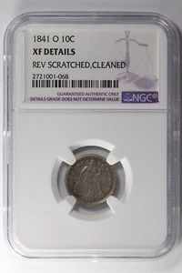 1841-O Seated Liberty Dime NGC XF Details 10c - Picture 1 of 4