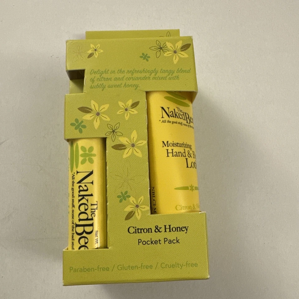 New The Naked Bee Citron & Honey Collection Pocket Pack C39 — 第 1/1 张图片