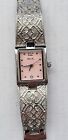 Relic ZR33956 Ladies Watch. Silver Tone.Pink Dial. New Battery