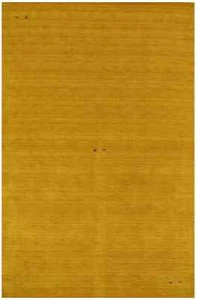 Tribal Pictorial Style Gold Gabbeh 6X9 Modern Rug Contemporary Wool Decor Carpet - Picture 1 of 13