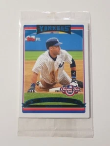 2006 TOPPS OPENING DAY BASEBALL CARD #96 SEALED DEREK JETER NEW YORK YANKEES - Picture 1 of 2
