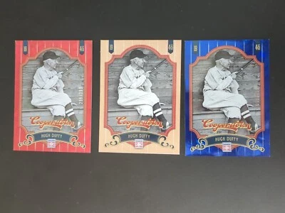 3 HUGH DUFFY PANINI 2012.HOFA.BAT TRIPLE CORONA 1894.AVG:RECORD 440 EN 1894.COMO NUEVO Foto 1 de 3